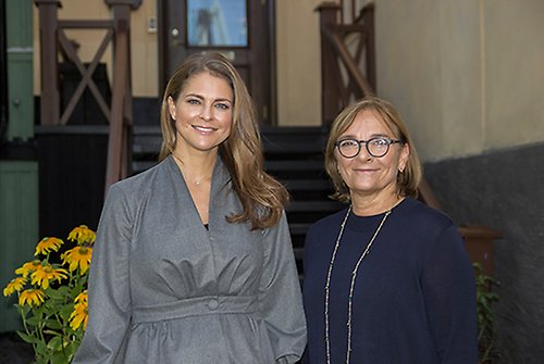 Prinsessan Madeleine och Min Stora Dags generalsekreterare Hélène Benno.