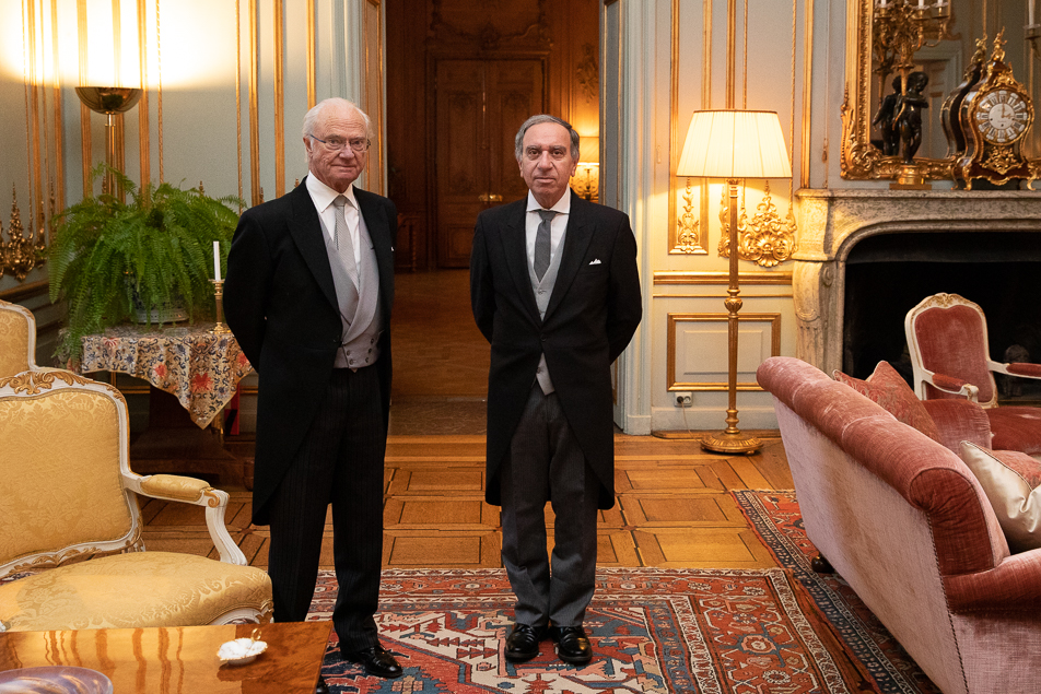The King received Ambassador Sotos Liassides from Cyprus.