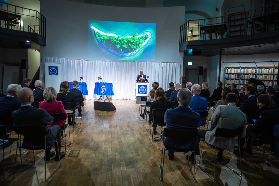 The seminar described the projects within the KTH Baltic Tech Initiative, which aims to improve the health of the Baltic Sea. 