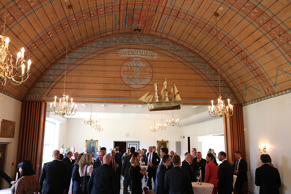 Reception at the House of Norway. 