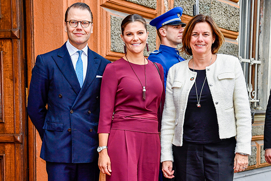 Kronprinsessparet besökte Bosnien Hercegovina tillsammans med statsrådet Isabella Lövin.