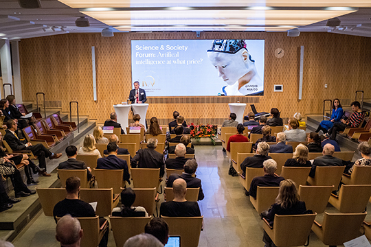 Seminarium på IVA:s konferenscenter i centrala Stockholm.