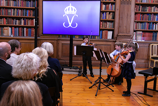 Lilla akademin underhöll med musik under seminariet.