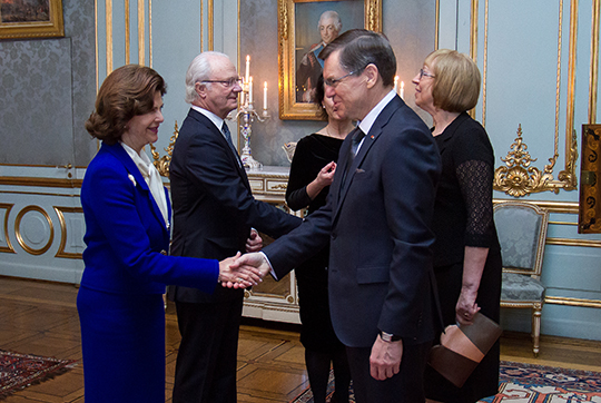 Litauens ambassadör Algimantas Rimkünas med fru Janina Rimküniene. 