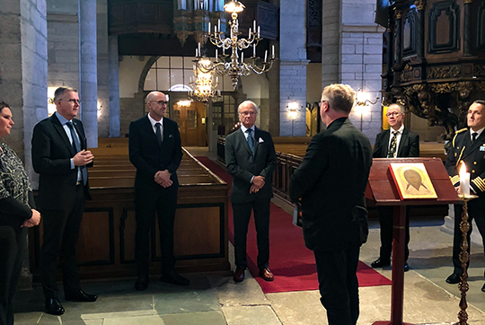 Domkyrkoprost Mats Hermansson berättar om Visby domkyrka och de renoveringar som genomförts. 