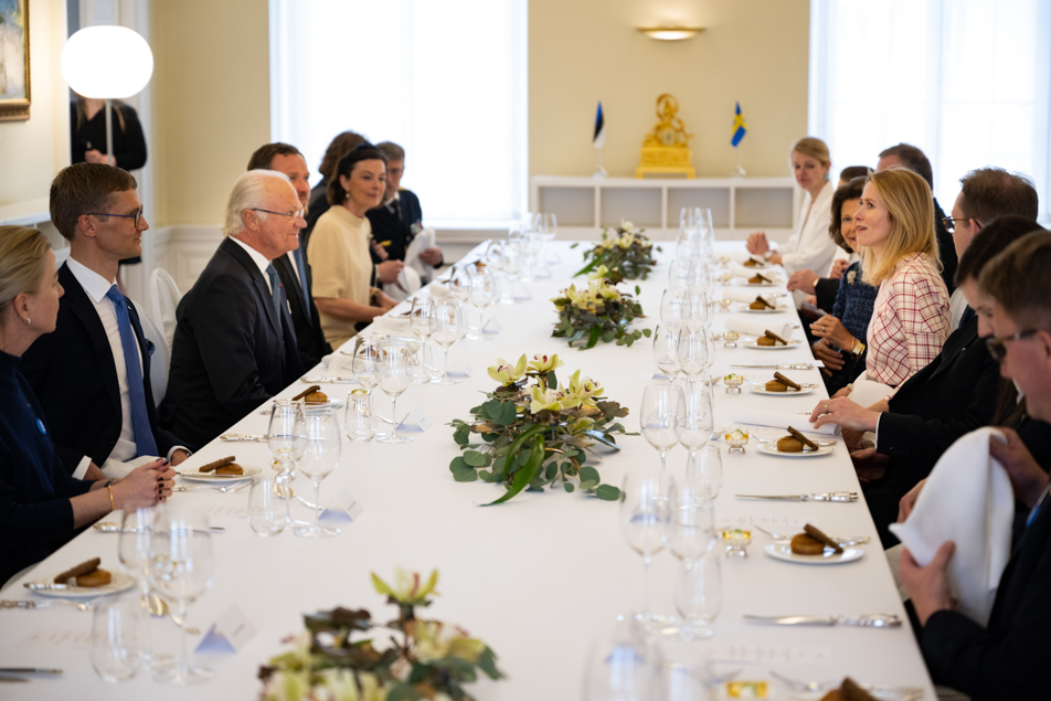 Lunch with Estonia's Prime Minister Kaja Kallas. 