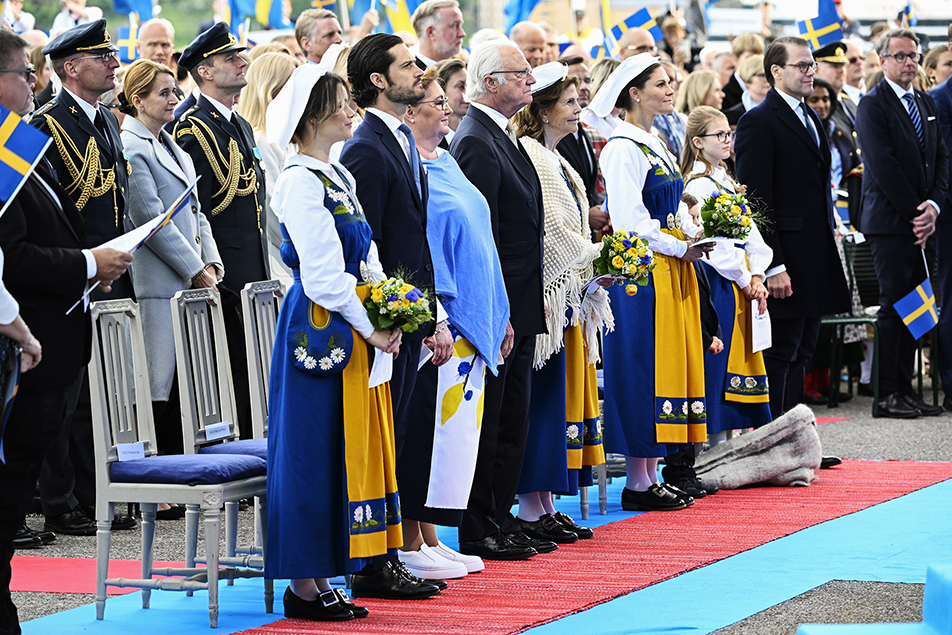 The Royal Family on the Solliden Stage at Skansen. 