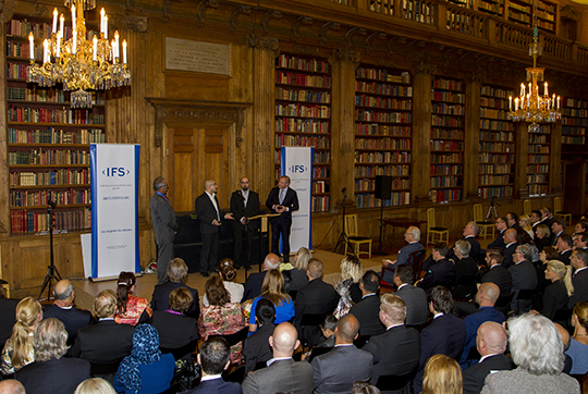 Utdelningen av utmärkelsen Årets Nybyggare skedde i Bernadottebiblioteket på Kungl. Slottet.