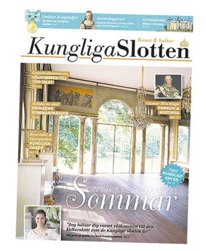 Läs Kungliga slottens sommartidning med reportage och artiklar om kulturarvet och sommarens aktuella händelser. Klicka på bilden för digital version.