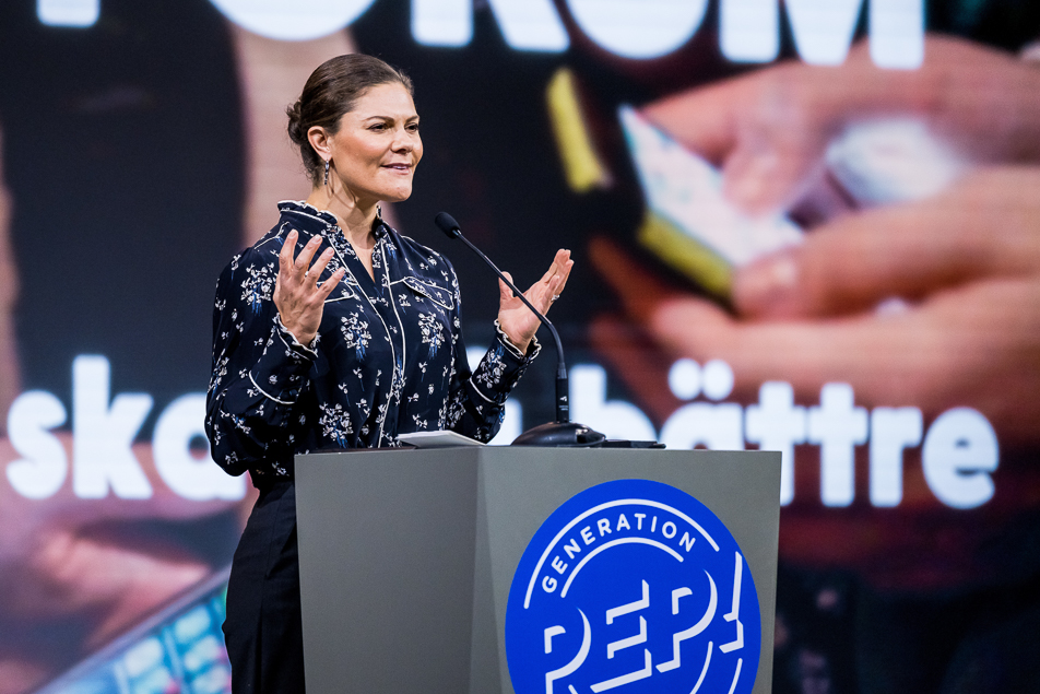The Crown Princess gave an opening speech at Pep Forum. 