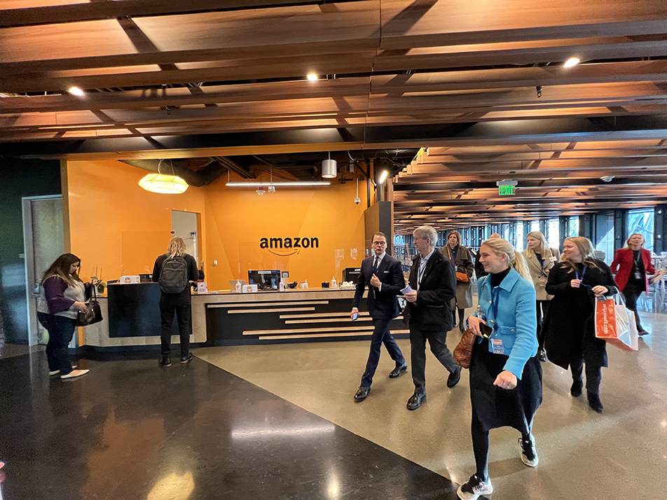 Amazon's head office in Seattle, Washington. 