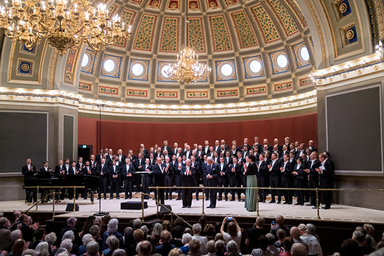 Orphei Drängars vårkonsert i Uppsala. 