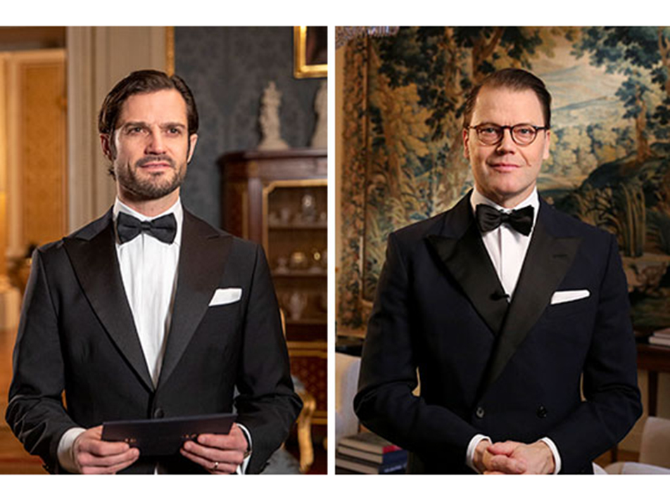 Prins Carl Philips prisutdelning sändes från Kungliga slottet och Prins Daniels från Haga slott.