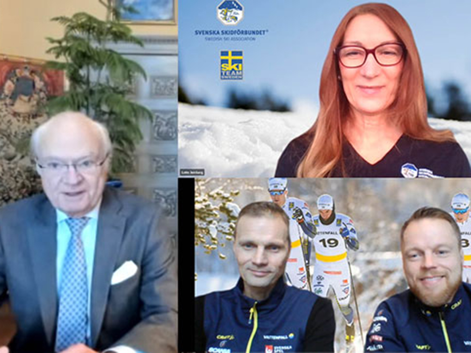 Från Skidförbundet medverkade landslagschef Anders Byström, längdchef Daniel Fåhraeus och Lotte Jernberg, kommunikationsansvarig.