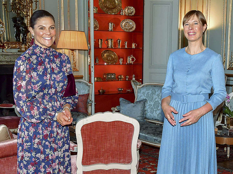 Kronprinsessan gav audiens för Estlands president Kersti Kaljulaid.