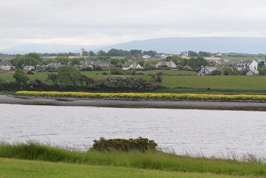 Utsikt från Marine Institute i Galway över en vik av Nordatlanten. 