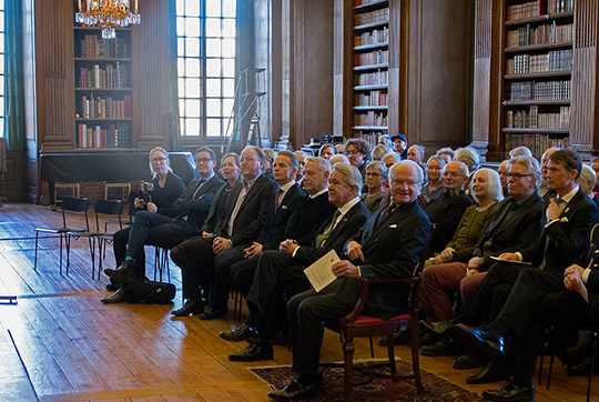 Seminariet hölls i Bernadottebiblioteket på Kungl. Slottet. 