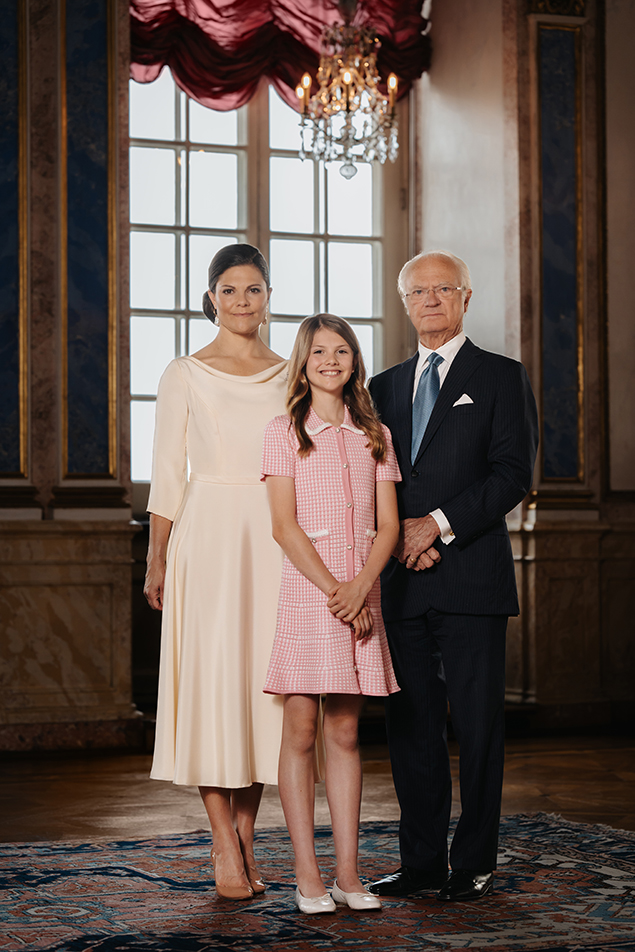 Tre generationer av det Kungl. Huset 2023.
