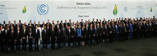 Världens ledare samlades vid FN:s klimatkonferens i Paris.