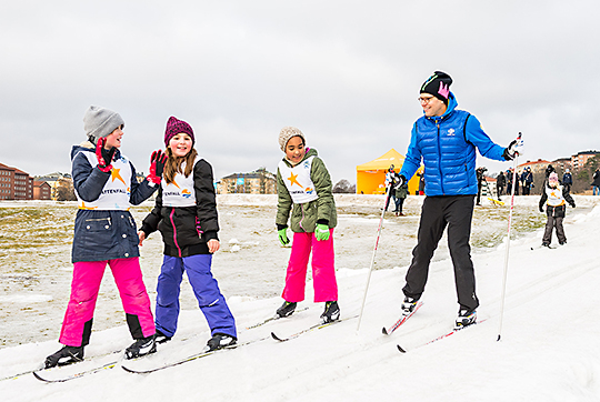 Under fyra veckor har Stockholms fjärdeklassare från cirka 80 skolor fått en chans att upptäcka snöaktiviteter.