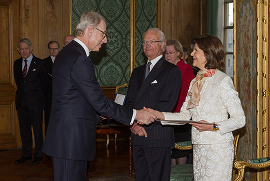 H.M. Konungens medalj tilldelades direktör Anders Börjesson för betydande insatser inom svenskt näringsliv.