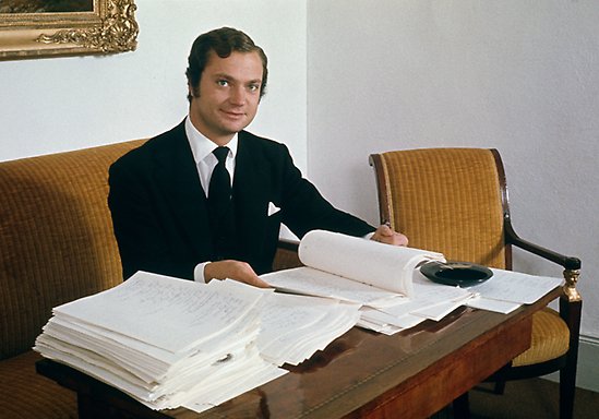 H.M. Konungen 1973