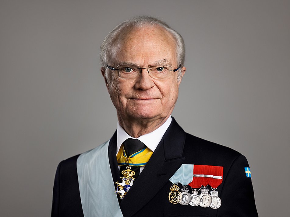 اعلیحضرت پادشاه کارل گوستاو شانزدهم. عکس: ترون اولبری/ دادگاه سلطنتی سوئد