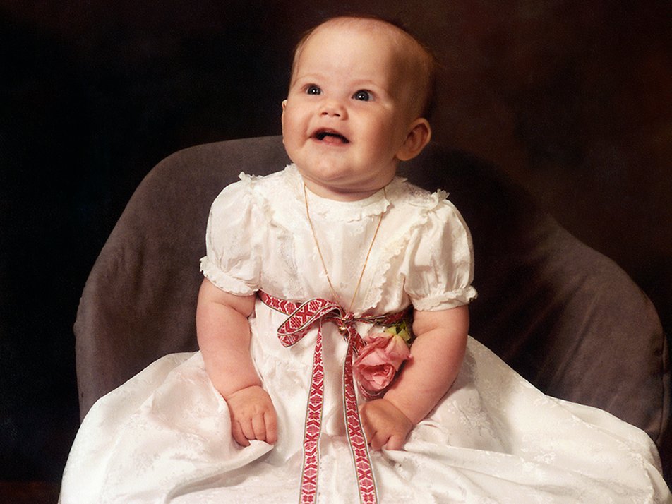 Prinsessan Sofia döptes i Tibble kyrka i Täby den 26 maj 1985.