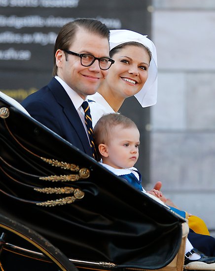 TRH The Crown Princess, Prince Daniel and Princess Estelle 2013
