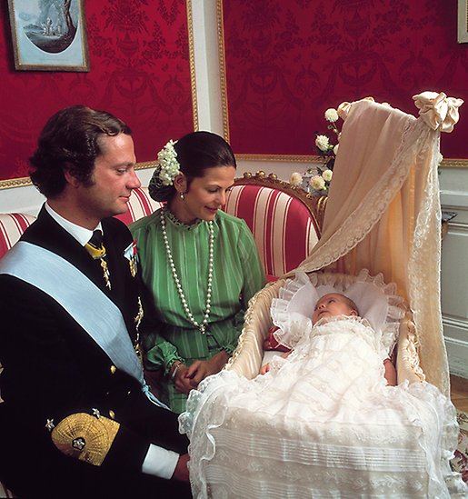 TM The King, Queen and HRH Princess Victoria 1977