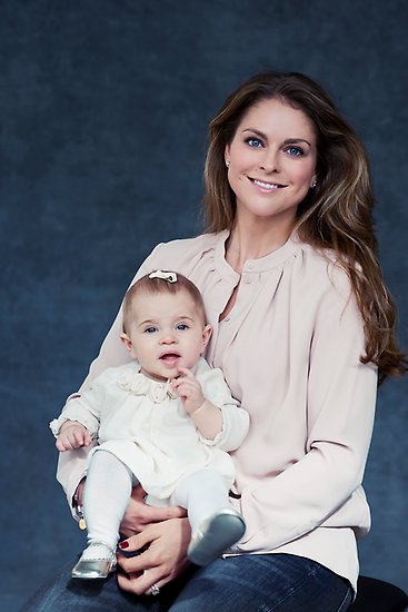 TRH Princess Madeleine and Princess Leonore 2014