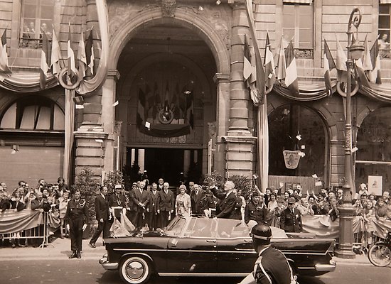 Utgående statsbesök till Frankrike. 1963.